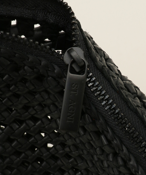 AP STUDIO（エーピーストゥディオ）の「【ST. AGNI/セントアグニ】マクラメミニバッグ（ハンドバッグ・レディース・ブラック・FREE）」の9枚目の写真