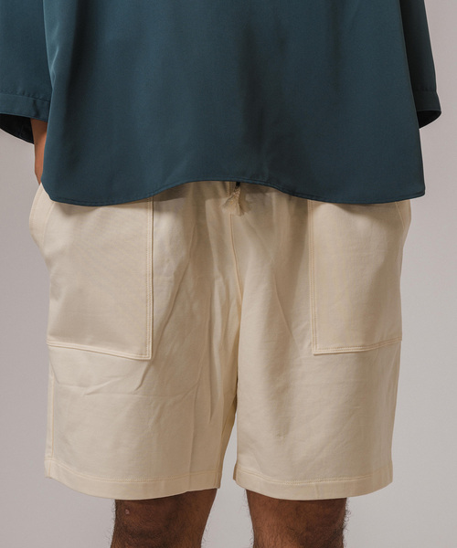 EDIFICE(エディフィス)の「ライト フレンチテリー ショートパンツ(その他パンツ・メンズ・チャコールグレー/ホワイト/マスタード・MEDIUM/LARGE)」の1枚目の写真