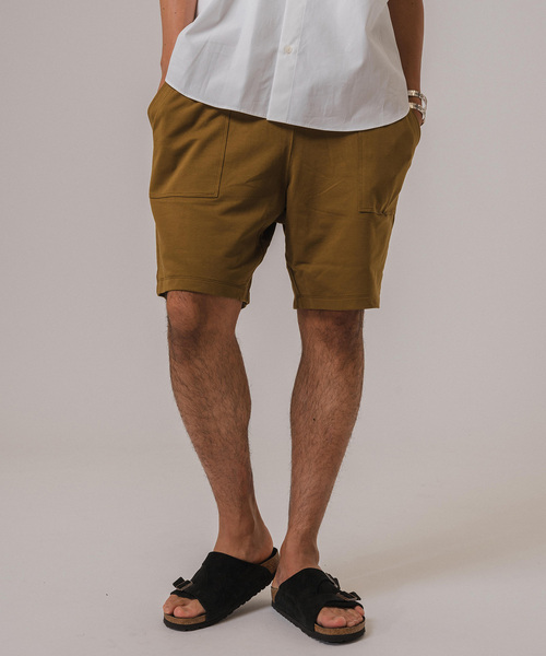 EDIFICE(エディフィス)の「ライト フレンチテリー ショートパンツ(その他パンツ・メンズ・チャコールグレー/ホワイト/マスタード・MEDIUM/LARGE)」の3枚目の写真