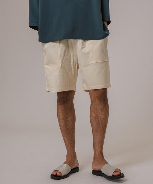 EDIFICE(エディフィス)の「ライト フレンチテリー ショートパンツ(その他パンツ・メンズ・チャコールグレー/ホワイト/マスタード・MEDIUM/LARGE)」の17枚目の写真