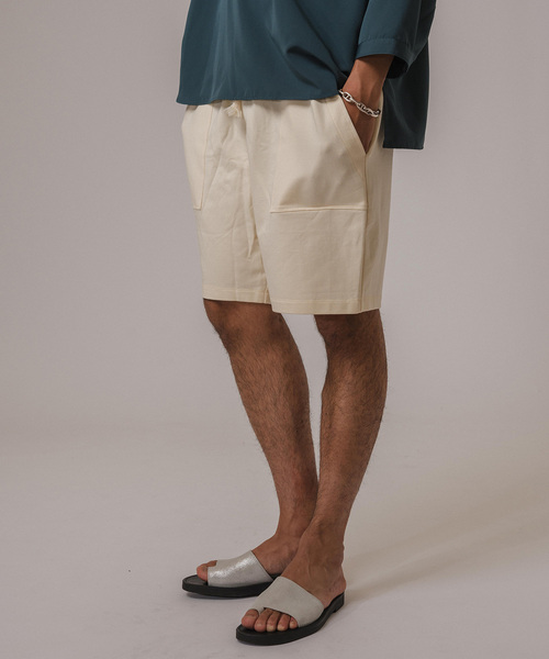 EDIFICE(エディフィス)の「ライト フレンチテリー ショートパンツ(その他パンツ・メンズ・チャコールグレー/ホワイト/マスタード・MEDIUM/LARGE)」の18枚目の写真