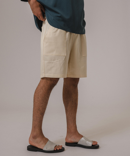 EDIFICE(エディフィス)の「ライト フレンチテリー ショートパンツ(その他パンツ・メンズ・チャコールグレー/ホワイト/マスタード・MEDIUM/LARGE)」の20枚目の写真