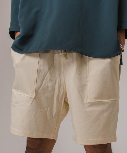 EDIFICE(エディフィス)の「ライト フレンチテリー ショートパンツ(その他パンツ・メンズ・チャコールグレー/ホワイト/マスタード・MEDIUM/LARGE)」の21枚目の写真