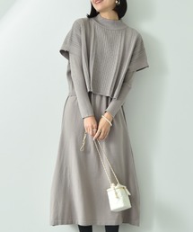 INTERPLANET | 細ケーブルＴＯＰＳ＋ニットワンピースＳＥＴ(ワンピース)