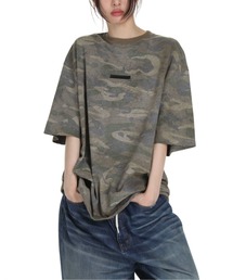MASONPRINCE（メイソンプリンス）の「オーバーサイズ ワンポイントロゴ カモフラ柄 Tシャツ DT4238【MASONPRINCE】（Tシャツ/カットソー・メンズ）」