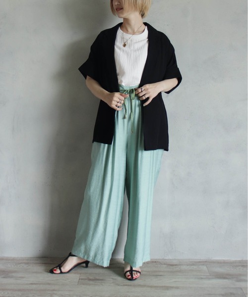 テーラー風5分袖ジャケット（テーラードジャケット）｜BITTOKO（ビットコ）