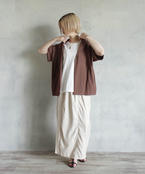 テーラー風5分袖ジャケット（テーラードジャケット）｜BITTOKO（ビットコ）