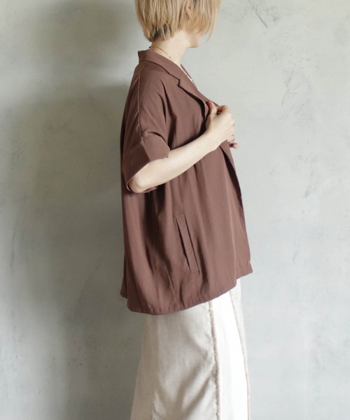 テーラー風5分袖ジャケット（テーラードジャケット）｜BITTOKO（ビットコ）