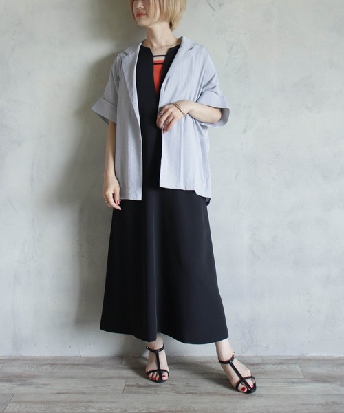 テーラー風5分袖ジャケット（テーラードジャケット）｜BITTOKO（ビットコ）