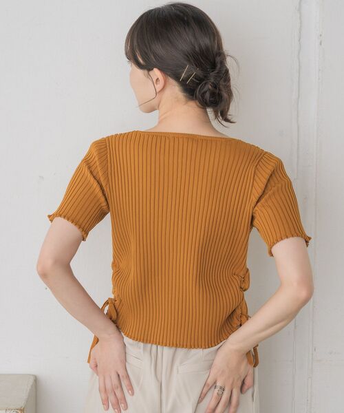 RETRO GIRL（レトロガール）の「裾ドロストZIPカーデ（カーディガン/ボレロ・レディース・ブラック/オレンジ/グリーン/ブラック系その他3/ナチュラル・FREE）」の20枚目の写真