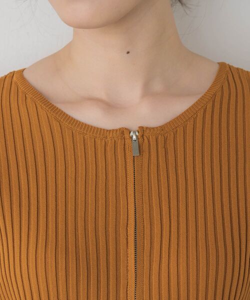 RETRO GIRL（レトロガール）の「裾ドロストZIPカーデ（カーディガン/ボレロ・レディース・ブラック/オレンジ/グリーン/ブラック系その他3/ナチュラル・FREE）」の11枚目の写真