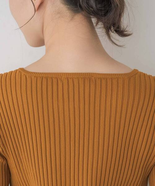 RETRO GIRL（レトロガール）の「裾ドロストZIPカーデ（カーディガン/ボレロ・レディース・ブラック/オレンジ/グリーン/ブラック系その他3/ナチュラル・FREE）」の7枚目の写真