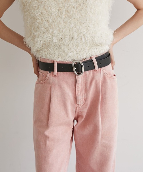 VIS（ビス）の「ニュアンスリングベルト（ベルト・レディース・ブラック/ダークブラウン・FREE）」の10枚目の写真