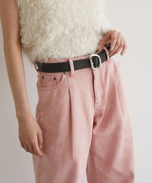VIS（ビス）の「ニュアンスリングベルト（ベルト・レディース・ブラック/ダークブラウン・FREE）」の12枚目の写真