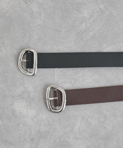 VIS（ビス）の「ニュアンスリングベルト（ベルト・レディース・ブラック/ダークブラウン・FREE）」の9枚目の写真