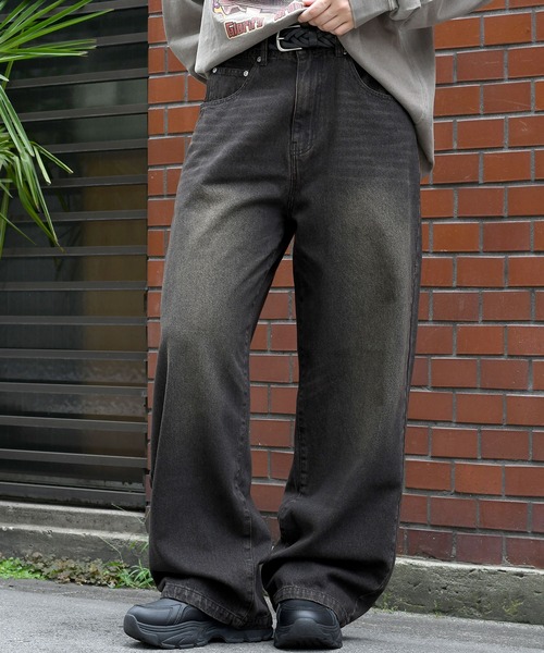Starting Over（スターティングオーバー）の「vintage like over dye loose fit denim pants/ヴィンテージ ライク オーバーダイ ルーズフィット デニムパンツ（デニムパンツ・メンズ・ブルー系その他/ブラック系その他2/ブルー系その他2/ブラック系その他・M/L/XL）」の15枚目の写真