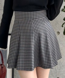 clear | インパン付き八枚ハギミニスカート [低身長用サイズ有 着回し万能 脚長]≪2024AW新作≫(スカート)