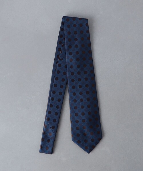 UNITED ARROWS（ユナイテッドアローズ）の「ポルカ ドット  ネクタイ（ネクタイ・メンズ・グレー/パープル/ネイビー/コバルトブルー・FREE）」の4枚目の写真