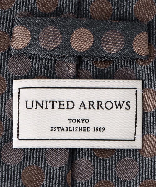 UNITED ARROWS（ユナイテッドアローズ）の「ポルカ ドット  ネクタイ（ネクタイ・メンズ・グレー/パープル/ネイビー/コバルトブルー・FREE）」の15枚目の写真