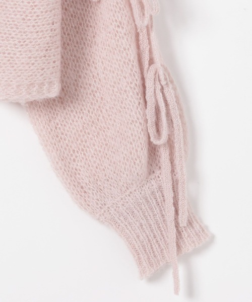 Heather（ヘザー）の「リボンメッシュラメニット 145360（ニット