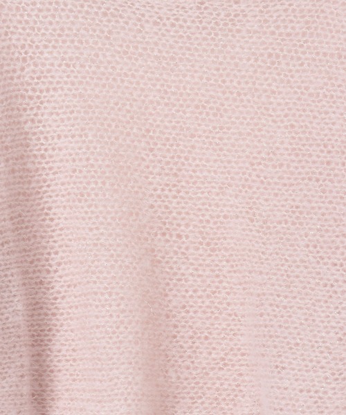 Heather（ヘザー）の「リボンメッシュラメニット　145360（ニット/セーター・レディース・ブルー/オフホワイト/ピンク/イエロー・FREE）」の9枚目の写真