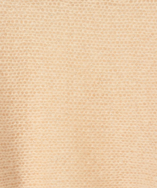 ゆりページ Heather ニット セーター リボンメッシュラメニット 145360 レディース