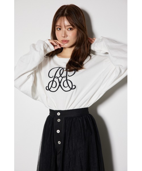 rienda（リエンダ）の「【WEB限定】WRRロングスリーブTシャツ（Tシャツ/カットソー・レディース・ホワイト/ブラック/ピンク系その他・FREE）」の21枚目の写真