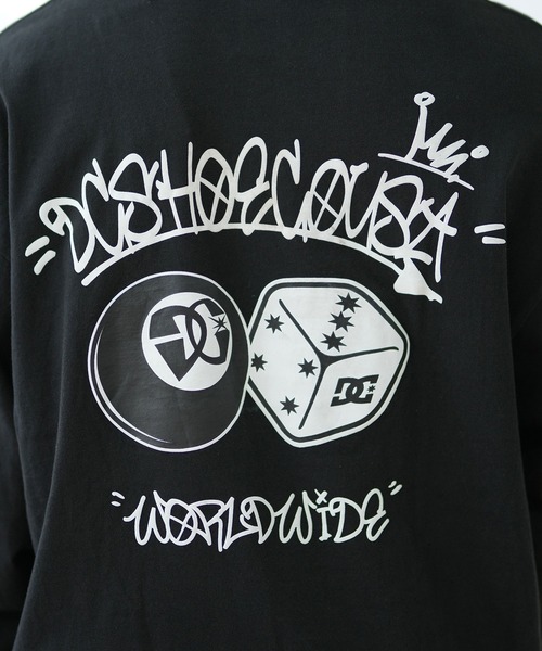 DC（ディーシー）の「DC/ディーシー ロンT/長袖Tシャツ ロングスリーブ ルーズシルエット バックプリント ビックシルエット DLT244077（Tシャツ/カットソー・メンズ・ブラック/ホワイト・L/XL/M）」の19枚目の写真