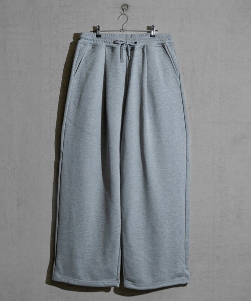 JOHN'S CLOSET(ジョンズクローゼット)の「【13】ダブルタック スーパーワイド スウェットパンツ(スウェットパンツ・メンズ・ブラック/杢グレー・MEDIUM/LARGE)」の14枚目の写真