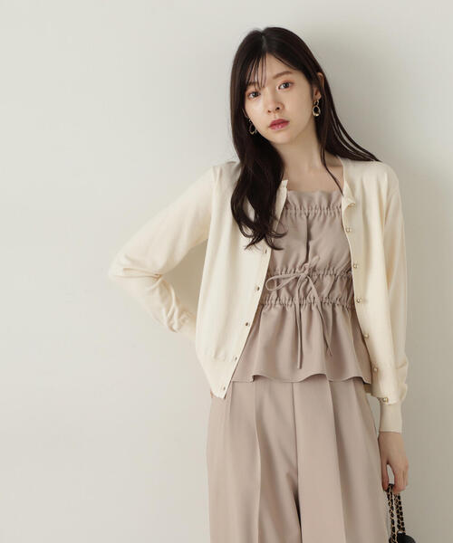 PROPORTION BODY DRESSING(プロポーションボディドレッシング)の「ベーシックカーデⅢ / 1214274900(カーディガン/ボレロ・レディース・ピンク/ホワイト系その他/グレー/レッド・FREE)」の1枚目の写真