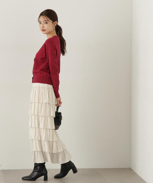 PROPORTION BODY DRESSING(プロポーションボディドレッシング)の「ベーシックカーデⅢ / 1214274900(カーディガン/ボレロ・レディース・ピンク/ホワイト系その他/グレー/レッド・FREE)」の8枚目の写真