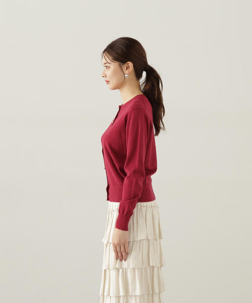 PROPORTION BODY DRESSING(プロポーションボディドレッシング)の「ベーシックカーデⅢ / 1214274900(カーディガン/ボレロ・レディース・ピンク/ホワイト系その他/グレー/レッド・FREE)」の11枚目の写真