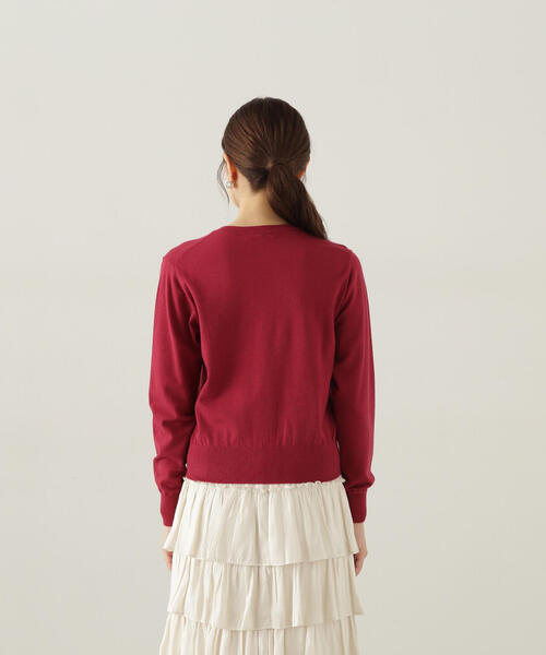 PROPORTION BODY DRESSING(プロポーションボディドレッシング)の「ベーシックカーデⅢ / 1214274900(カーディガン/ボレロ・レディース・ピンク/ホワイト系その他/グレー/レッド・FREE)」の12枚目の写真