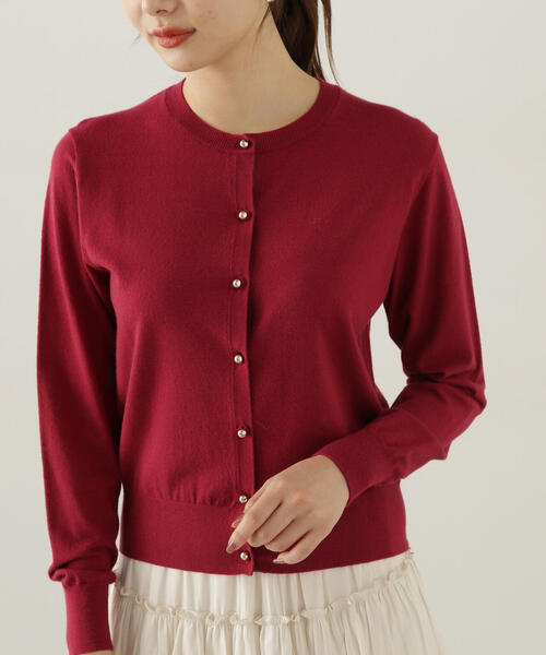 PROPORTION BODY DRESSING(プロポーションボディドレッシング)の「ベーシックカーデⅢ / 1214274900(カーディガン/ボレロ・レディース・ピンク/ホワイト系その他/グレー/レッド・FREE)」の13枚目の写真