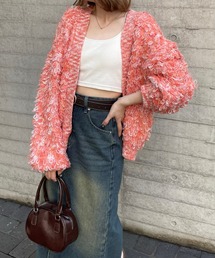 clear | ループニットカーディガン [カジュアル 主役級 カラフル]≪再入荷≫(カーディガン/ボレロ)