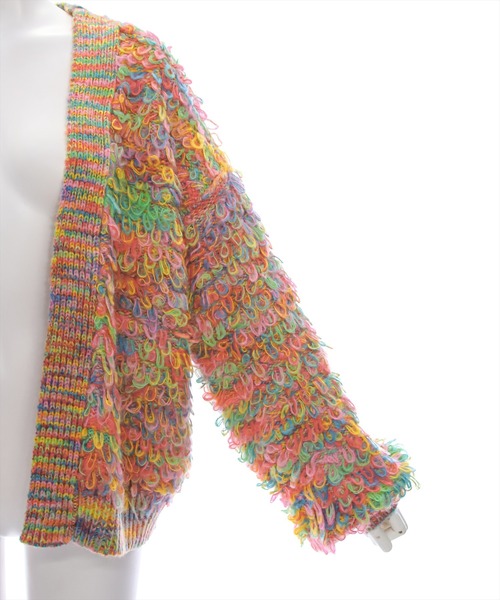 セール】ループニットカーディガン [カジュアル 主役級 カラフル]≪再