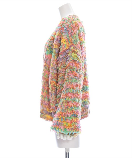 clear（クリア）の「ループニットカーディガン [カジュアル 主役級 カラフル]≪再入荷≫（カーディガン/ボレロ・レディース・イエロー/マルチ/ピンク・F）」の5枚目の写真