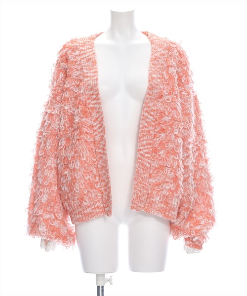 clear（クリア）の「ループニットカーディガン [カジュアル 主役級 カラフル]≪再入荷≫（カーディガン/ボレロ・レディース・イエロー/マルチ/ピンク・F）」の19枚目の写真