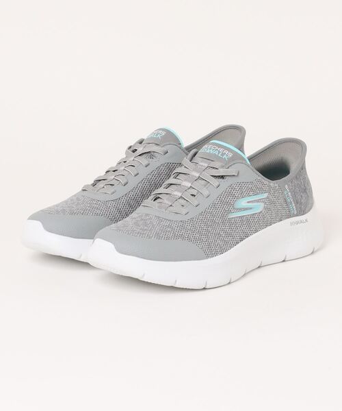 【セール】【SKECHERS】スケッチャーズ SLIP-INS:GO WALK FLEX - KAYLE（スリップインズ：ゴーウォーク フレックス - ケイル）バンジーレーススニーカー 124842W（スニーカー）｜SKECHERS（スケッチャーズ）