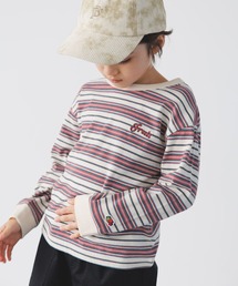 FRUIT OF THE LOOM | 【Fruit Of The Loom(フルーツオブザルーム)】別注マルチボーダーTシャツ(KIDS)(Tシャツ/カットソー)