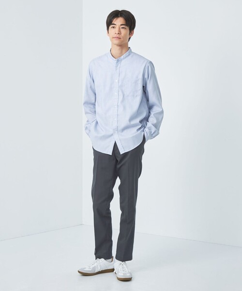 green label relaxing（グリーンレーベルリラクシング）の「ストレッチ スマートレッグ パンツ（その他パンツ・メンズ・オリーブ/ダークグレー/ネイビー・S/M/L/XL）」の5枚目の写真