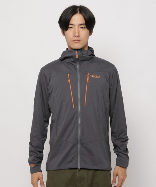 Rab(ラブ)の「【Rab(ラブ)】ソフトシェルジャケット(ナイロンジャケット・メンズ・チャコール・X-LARGE/LARGE)」の4枚目の写真