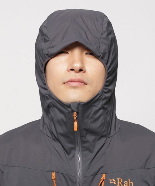 Rab(ラブ)の「【Rab(ラブ)】ソフトシェルジャケット(ナイロンジャケット・メンズ・チャコール・X-LARGE/LARGE)」の7枚目の写真
