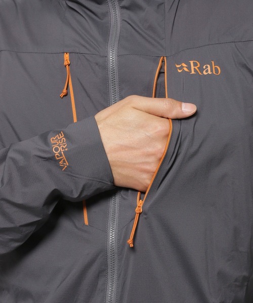 Rab(ラブ)の「【Rab(ラブ)】ソフトシェルジャケット(ナイロンジャケット・メンズ・チャコール・X-LARGE/LARGE)」の14枚目の写真