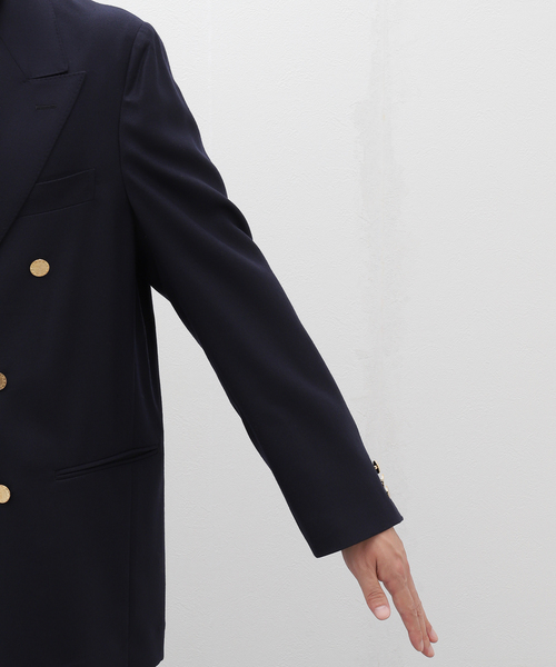 Couture d'adam（クチュールドアダム）の「COUTURE D’ADAM(クチュール ド アダム) Flannel Blazer Double N 24AW-003（テーラードジャケット・メンズ・ネイビー・42/40）」の9枚目の写真