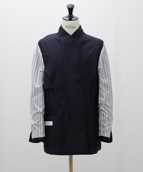 Couture d'adam（クチュールドアダム）の「COUTURE D’ADAM(クチュール ド アダム) Flannel Blazer Double N 24AW-003（テーラードジャケット・メンズ・ネイビー・42/40）」の17枚目の写真