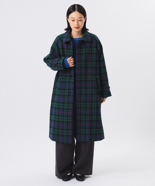 BEAMS BOY（ビームスボーイ）の「ハリスツイード バルマカーン コート（その他アウター・レディース・ブラウン系/ネイビー系・2/1）」の17枚目の写真