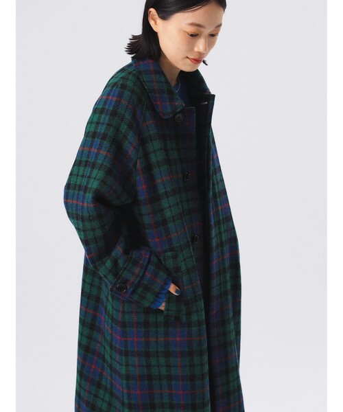 BEAMS BOY（ビームスボーイ）の「ハリスツイード バルマカーン コート（その他アウター・レディース・ブラウン系/ネイビー系・2/1）」の20枚目の写真