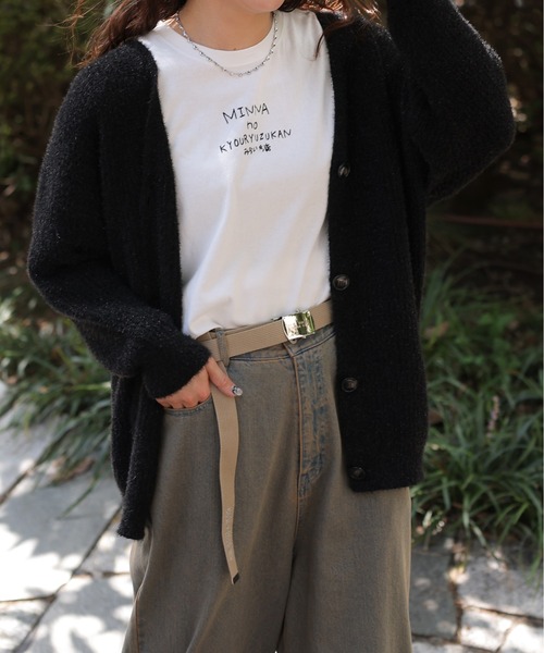 DOUBLE NAME（ダブルネーム）の「みんなのきょうりゅうずかん/ユニセックス（Tシャツ/カットソー・レディース・オフホワイト・FREE）」の10枚目の写真