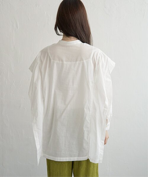 LBC(エルビーシー)の「変形デザインブラウス(シャツ/ブラウス・レディース・ブラック/ライトグレー/ホワイト・M)」の18枚目の写真